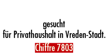 Reinigungskraft gesucht für Privathaushalt in Vreden-Stadt  Chiffre 7803
