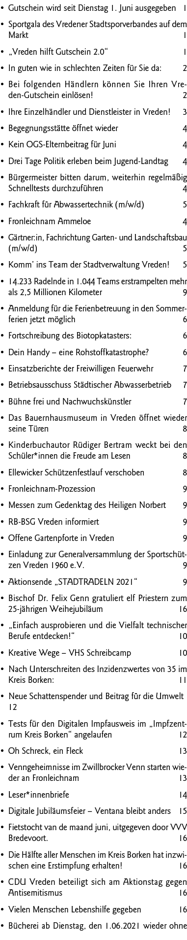 Gutschein wird seit Dienstag 1  Juni ausgegeben 1 Sportgala des Vredener Stadtsporverbandes auf dem Markt 1  Vreden h   