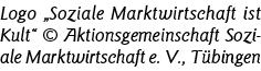 Logo  Soziale Marktwirtschaft ist Kult    Aktionsgemeinschaft Soziale Marktwirtschaft e  V , Tübingen